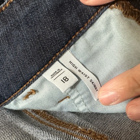 NWOT LOFT plus high waist skinny jeans - Picture 4 of 6